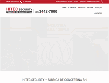 Tablet Screenshot of hitecltda.com.br